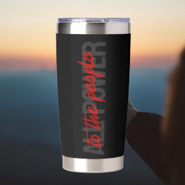 Toda a energia para o Tumbler térmico do Pessoas