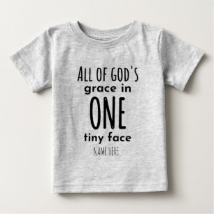 Toda a graça de Deus em uma pequena camiseta