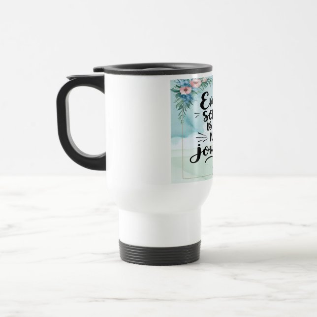 Toda Canção É Uma Nova Jornada 3 caneca de viagem (Esquerda)