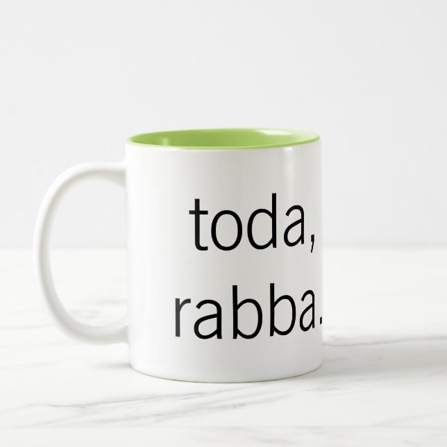 Toda, caneca de Rabba (Esquerda)