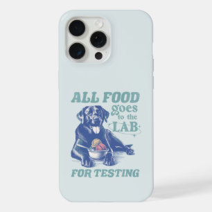 Toda Comida Vai para o Black Lab para Testes Retro