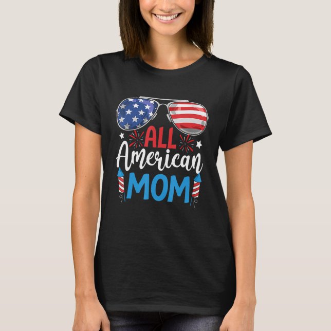 Toda mãe americana camisa quarto 4 de julho (Frente)
