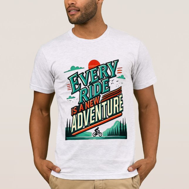 Toda Viagem É Uma Nova Camiseta De Aventura (Frente)