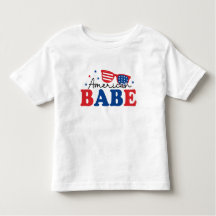 Todas as Americanas Bebês - Camiseta Infantil Patr