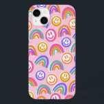 Todas as capas de iphone de gabinete<br><div class="desc">Não posso dar errado com alguns rostos felizes e arco-íris! Este caso bonito é excelente para qualquer um que ama coisas felizes,  alegres e coloridas!</div>