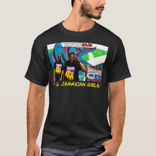 TODAS AS GAROTAS JAMAICANAS. Camiseta Básica Escur