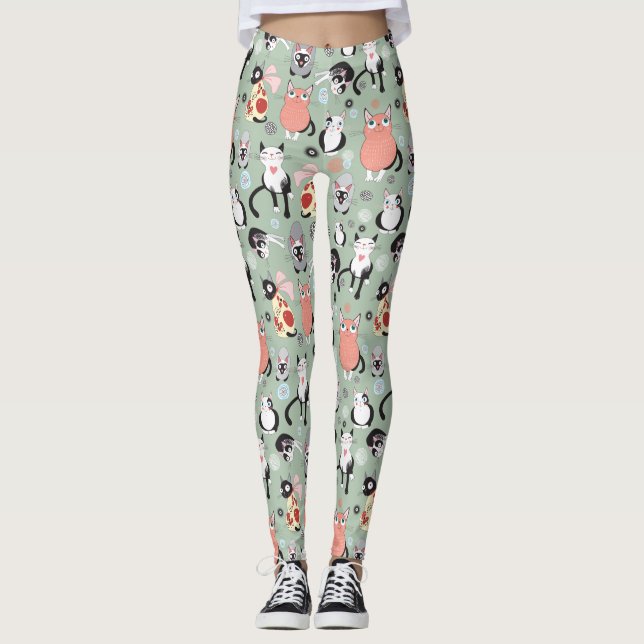 Todas as Leggings de Gato (Frente)