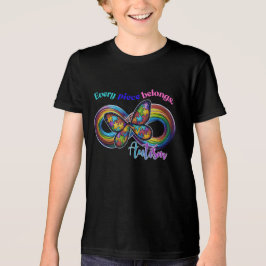 Todas as Peças Brilham – Camiseta Borboleta Autism