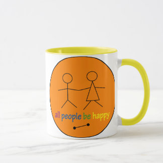 Todas as pessoas sejam grande caneca feliz