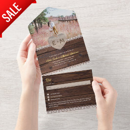 Todas Inclusive Rustic Wood Lace Fotografia Lace O