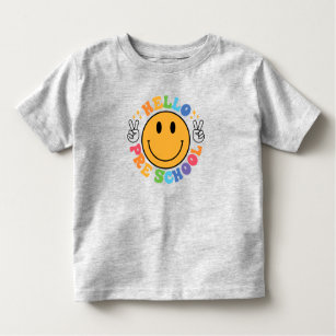 Toddler Alô, Camiseta Pré-Escolar