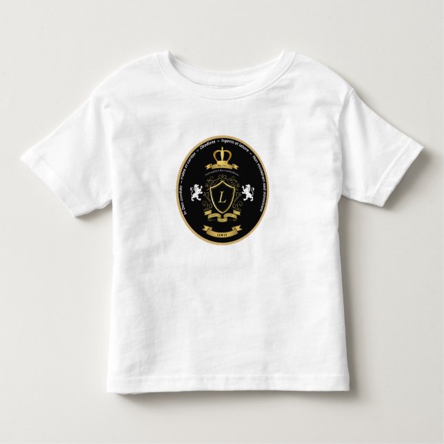 Toddler/Baby Lewis Crest T-shirt (Frente)