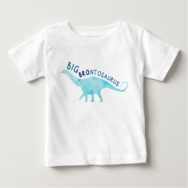 Toddler Big Brontosaurus Dinossaur Irmão T-Shirt