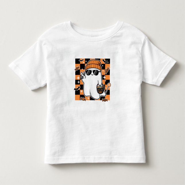 Toddler Boy Halloween T-Shirt (Frente)