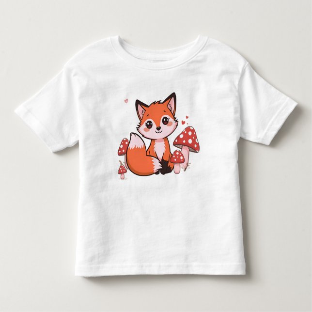 Toddler Fine Jersey T-Shirt (Cute Design) (Frente)