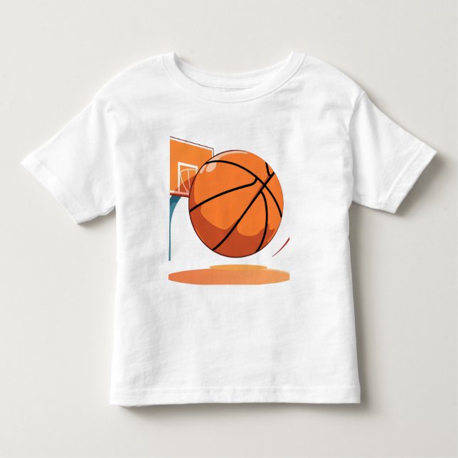 Toddler Fine Jersey T-Shirt - Grande Basquete (Frente)