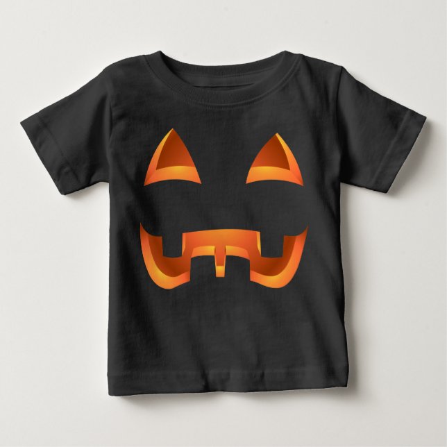 Toddler Halloween Camisetas de Abóbora do Criança (Frente)