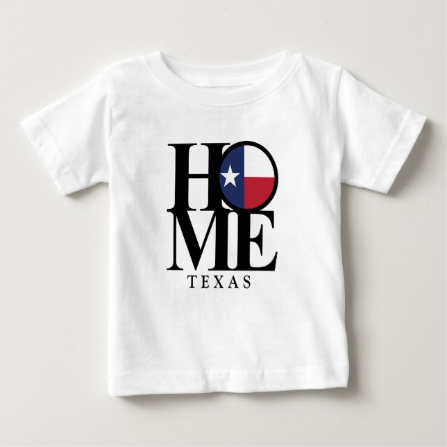 Toddler HOME Camiseta do Texas (Frente)