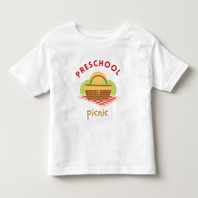 Toddler Preschool Picnic T-shirt (Frente)
