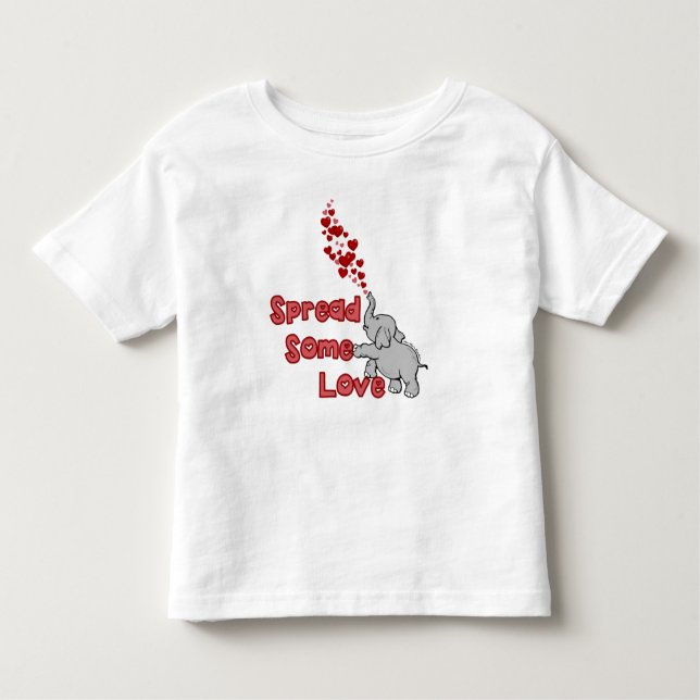 Toddler T-Shirt - Espalhe Um Pouco De Amor (Frente)
