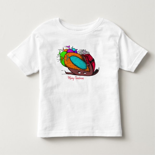 Toddler T-Shirt Merry Christmas (Frente)