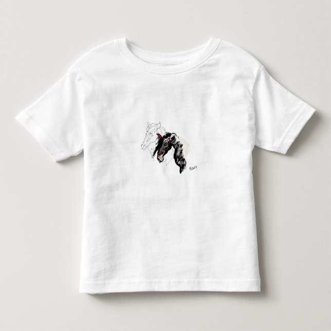 Toddler T-shirts Boys : Cavalos (Frente)
