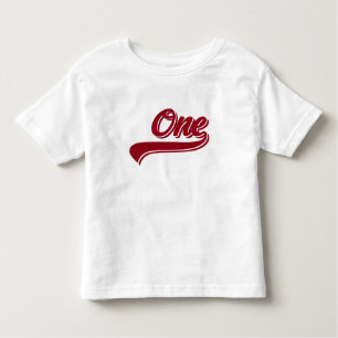 Toddler Um Ano Camisa De Beisebol