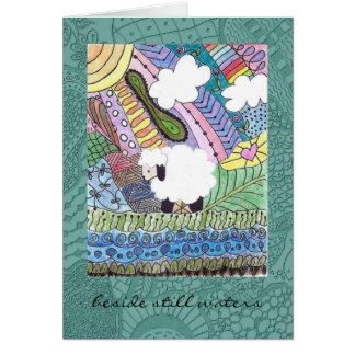 Todo o cartão da ocasião com carneiros