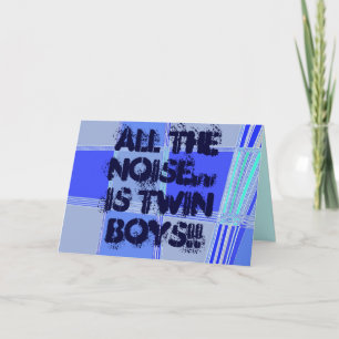 Todo o ruído....PLACA DE ANÚNCIO DE TWIN