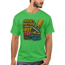 Todo Primeiro Passo da Manhã - Camiseta