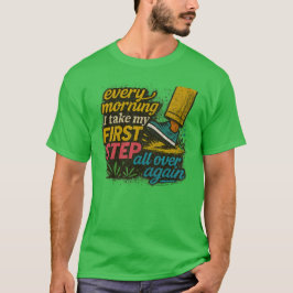 Todo Primeiro Passo da Manhã - Camiseta
