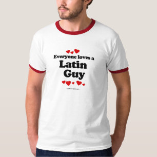 Todos ama um t-shirt Latin da cara