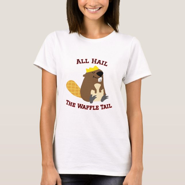Todos Ave o Waffle Tail T-Shirt (Frente)