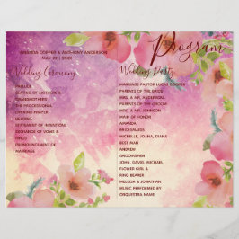 Todos em um menu de programa detalhe o folheto