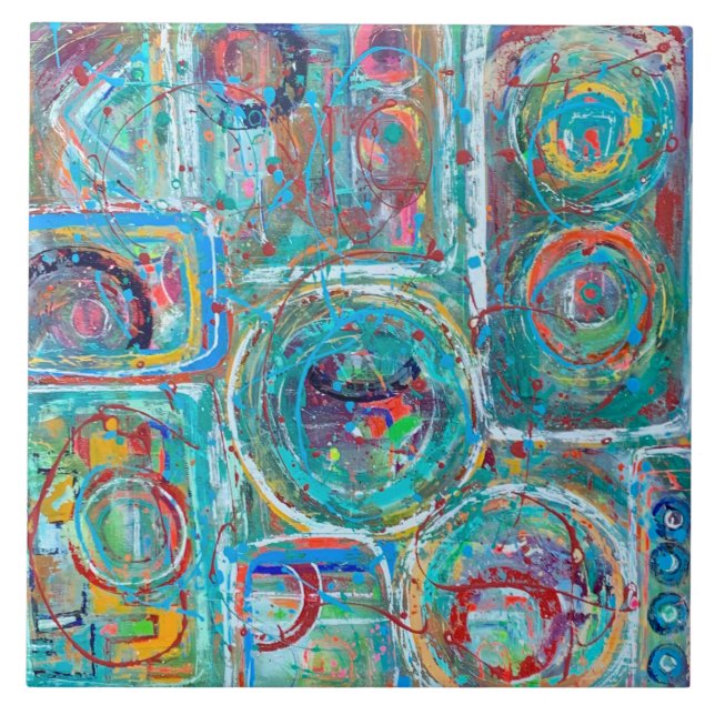 Todos lavados 6 x 6 Azulejos cerâmicos (Frente)