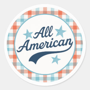 Todos os adesivos Vintage Gingham