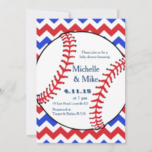 Todos os convites para o bebê de beisebol estrelad