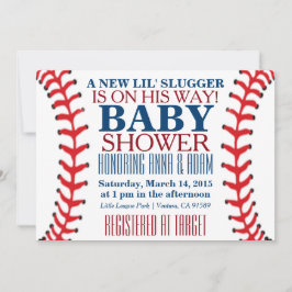 Todos os convites para o bebê de beisebol estrelad