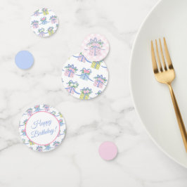 Todos os dias é um Presente Confetti de Aniversári