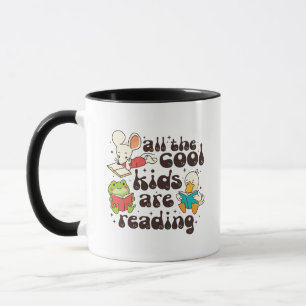 Todos os garotos legais estão lendo caneca para pr