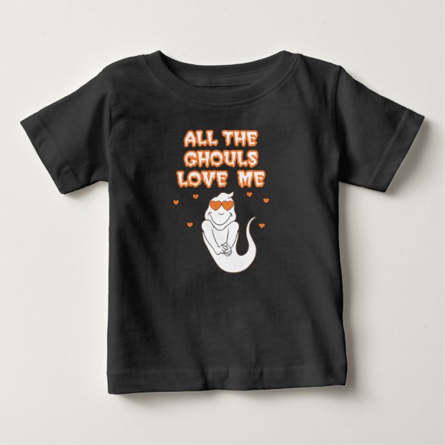 Todos os Ghouls Me Adoram A Longa Camiseta da Cria (Frente)