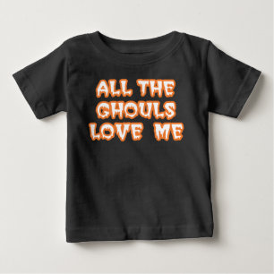 Todos os Ghouls me amam a camiseta negra de Toddle