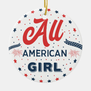 Todos os Ornamentos de Crachás de Meninas America