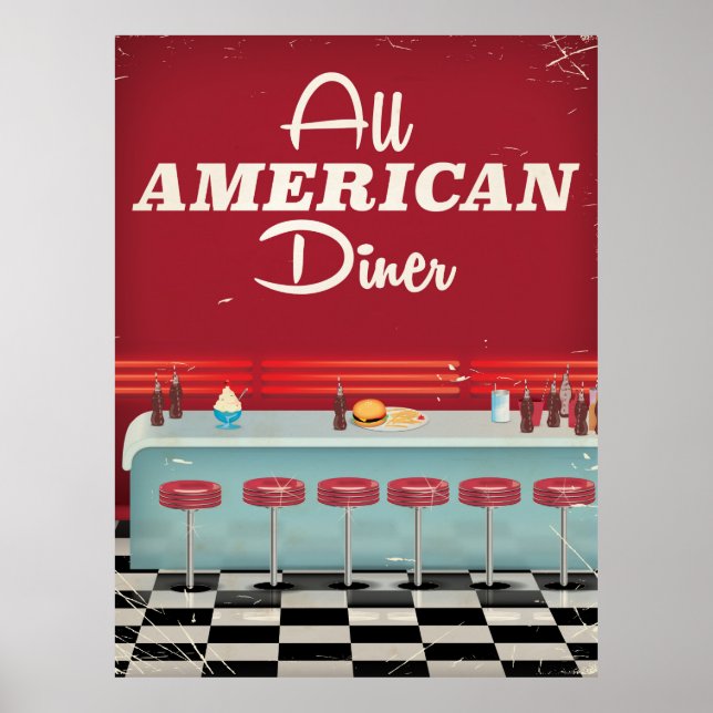 Todos os Poster do Diner Americano (Frente)