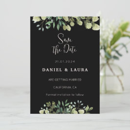 Todos os Pretos Guardar o Convite de Data