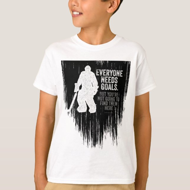 Todos precisam de T-Shirt com objetivos (hóquei) (Frente)