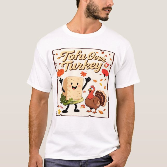 Tofu Over Turkey Camiseta Clássica (Frente)