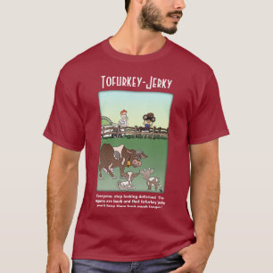 Tofurkey Jerky Maroon Men's T-Shirt