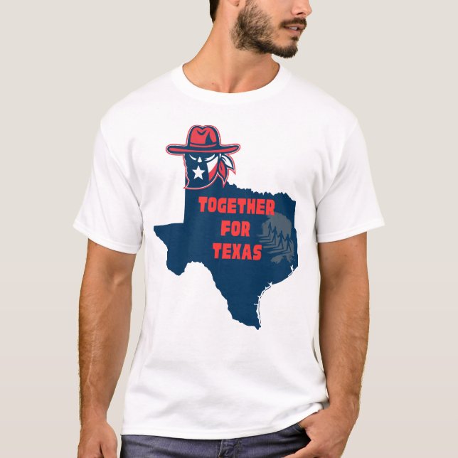 Together for Texas T-Shirt – Unity Pride Tee  (Frente)