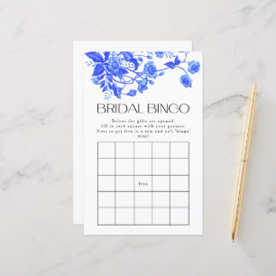 Toile Blue Floral Bridal Jogo